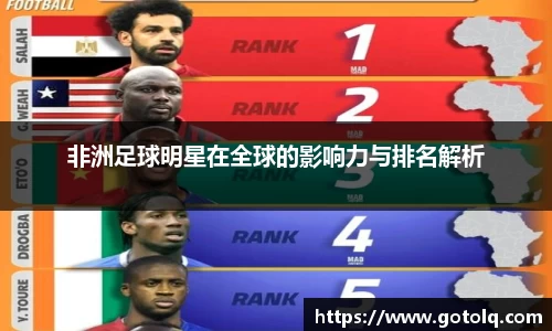 非洲足球明星在全球的影响力与排名解析